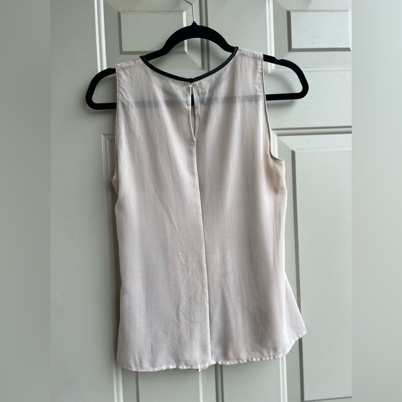 Zara Trafaluc white pleated pintuck tank blouse   Size L - Picture 6 of 7